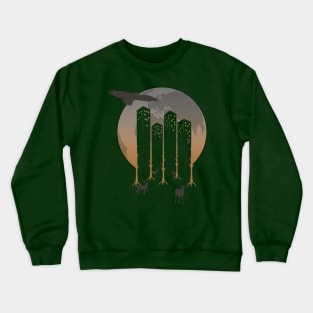 Save The Planet - City Night glow Crewneck Sweatshirt